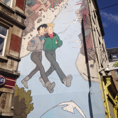 Mural in Brussels